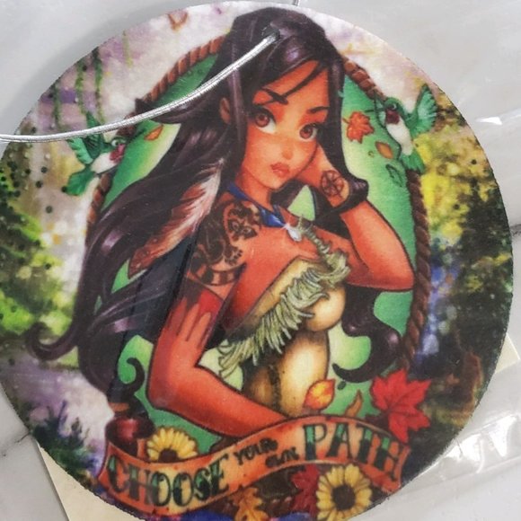 Pocahontas Choose Your Own Path Car Air Freshener - Picture 3 of 5